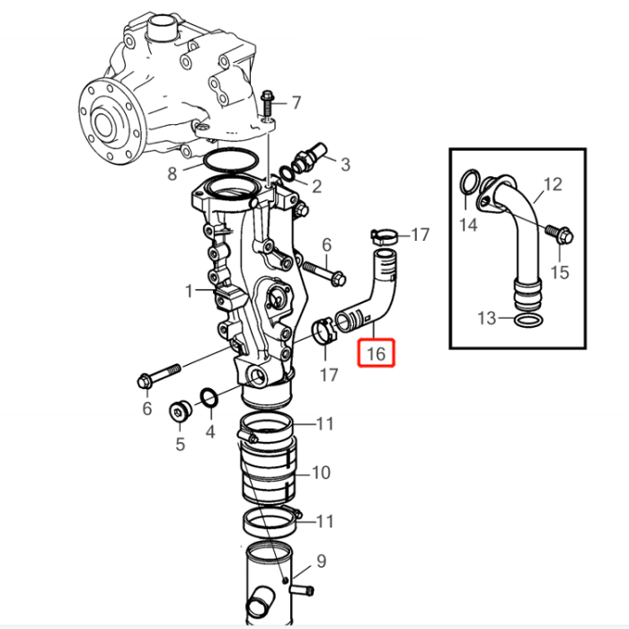 radiator coolant hose 924548.0156 radiator coolant hose 924548.0156