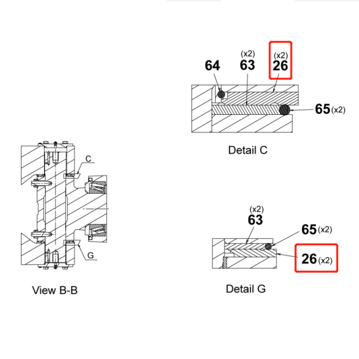 Wear Pad A54104.0100 Wear Pad A54104.0100